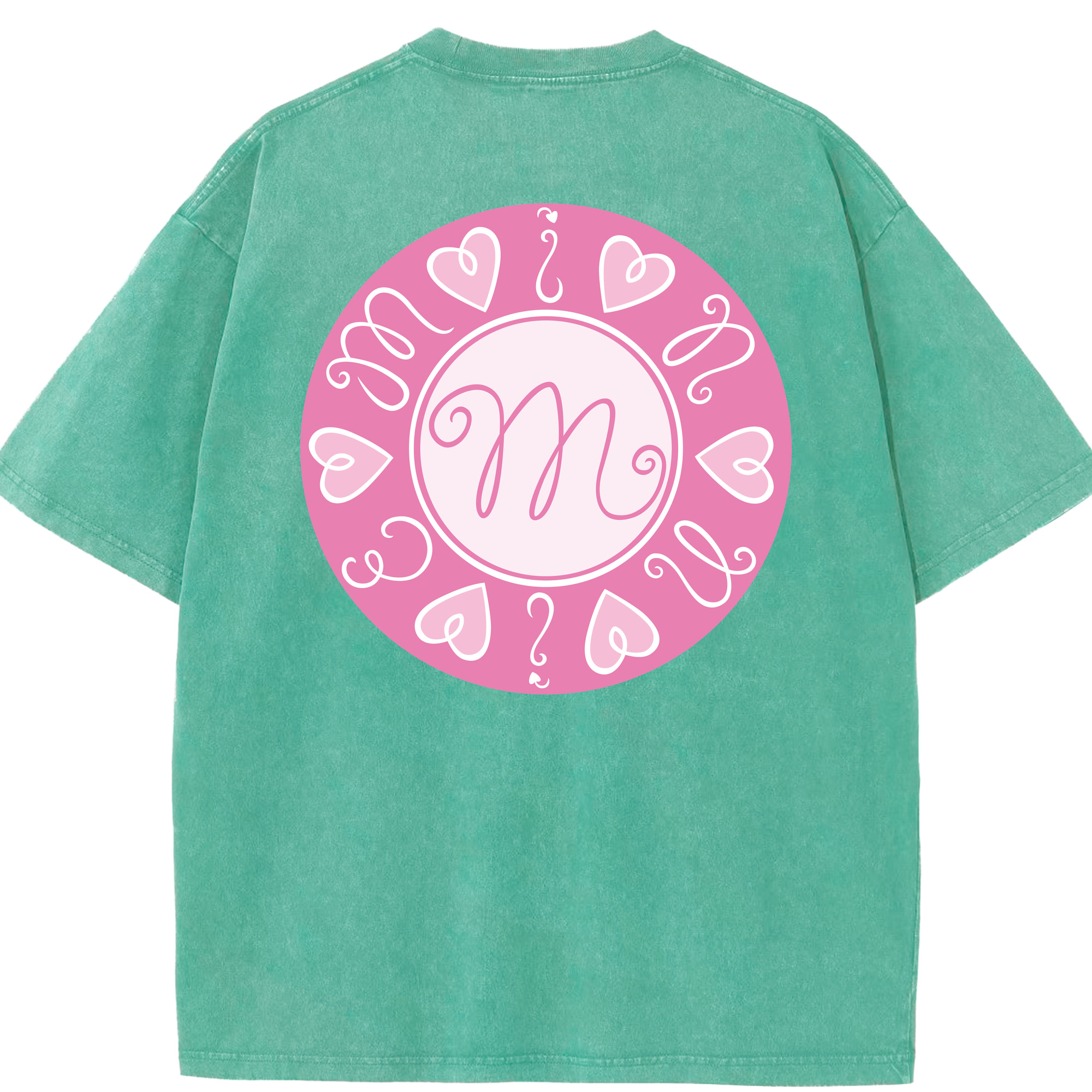 （画像用） ミッキーマウス Mickey Mouse 綿100% ヴィンテージ風 半袖Tシャツ（背面プリント）